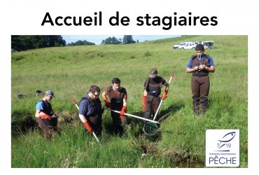 Accueil de stagiaires à la fédération de pêche de la Corrèze